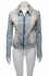 Giacca in jeans con zip